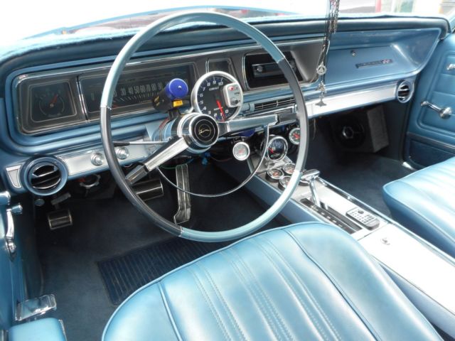 1966 Blue Chevrolet Impala Coupe