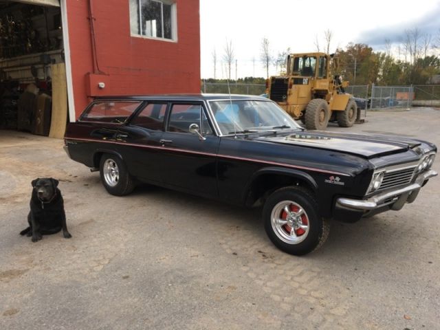 1966 Black Chevrolet Impala STATION WAGON