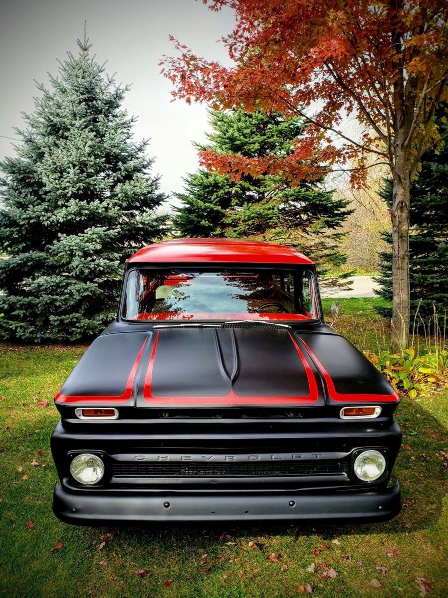 1966 Black Chevrolet Suburban SUV
