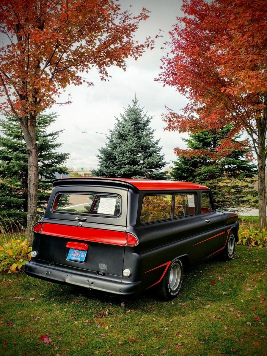 1966 Black Chevrolet Suburban SUV