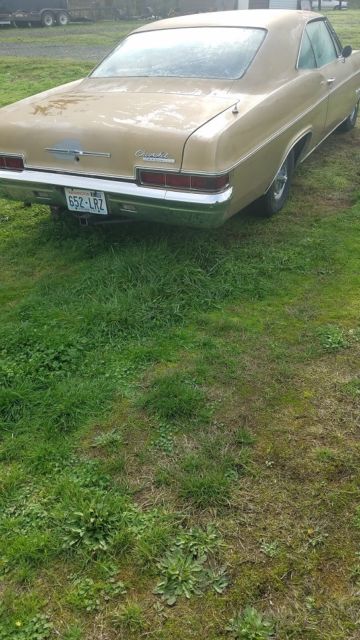1966 Gold Chevrolet Impala Coupe