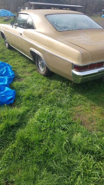 1966 Gold Chevrolet Impala Coupe