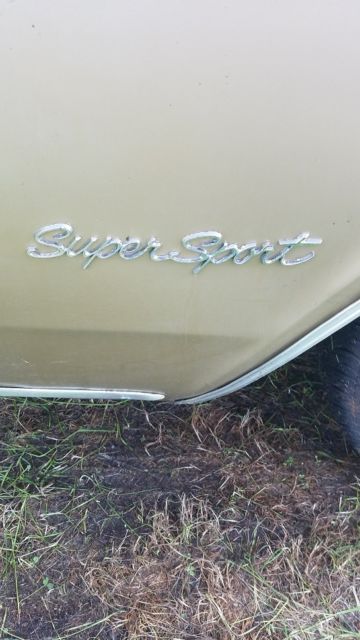 1966 Gold Chevrolet Impala Coupe