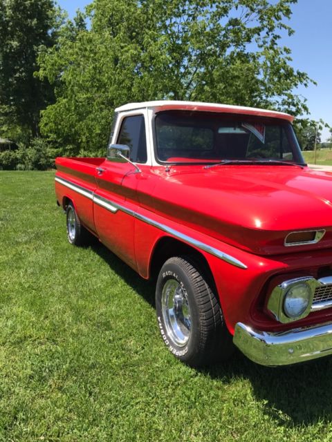 1966 Red Chevrolet C-10