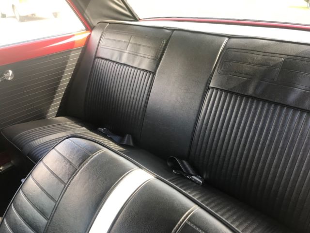 1966 Red Chevrolet Nova Coupe