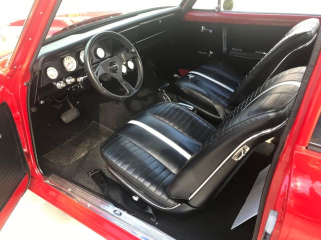 1966 Red Chevrolet Nova Coupe
