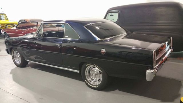 1966 Black Chevrolet Nova Coupe