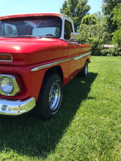 1966 Red Chevrolet C-10