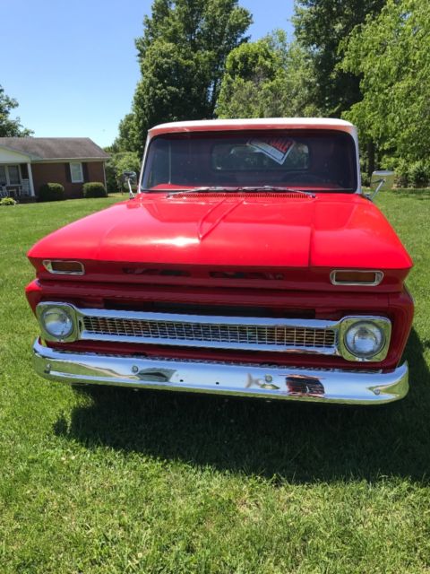 1966 Red Chevrolet C-10