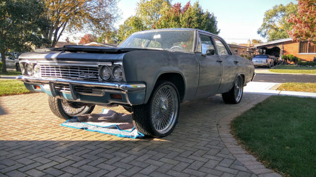 1966 Gray Chevrolet Bel Air/150/210 Sedan