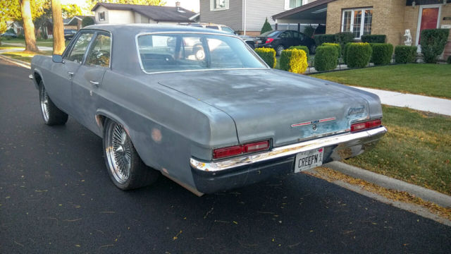 1966 Gray Chevrolet Bel Air/150/210 Sedan