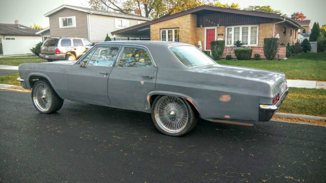 1966 Gray Chevrolet Bel Air/150/210 Sedan