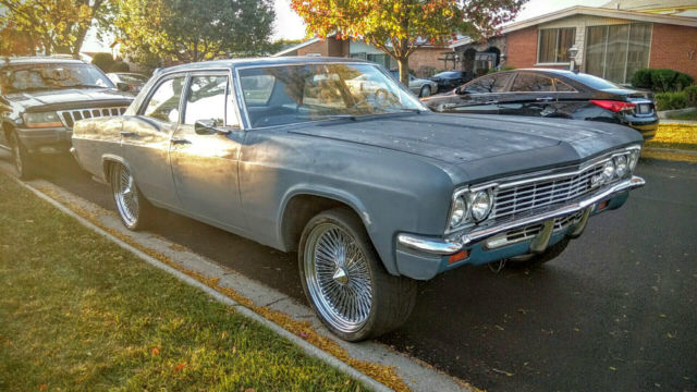 1966 Gray Chevrolet Bel Air/150/210 Sedan