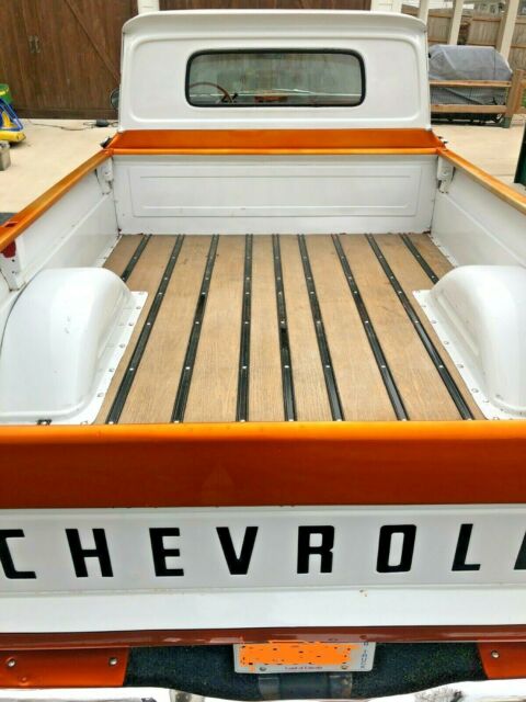 1966 Orange Chevrolet C-10 Standard Cab Pickup