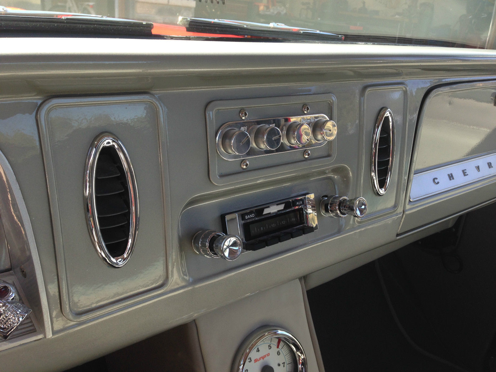 1966 Red Chevrolet C-10 Standard Cab Pickup