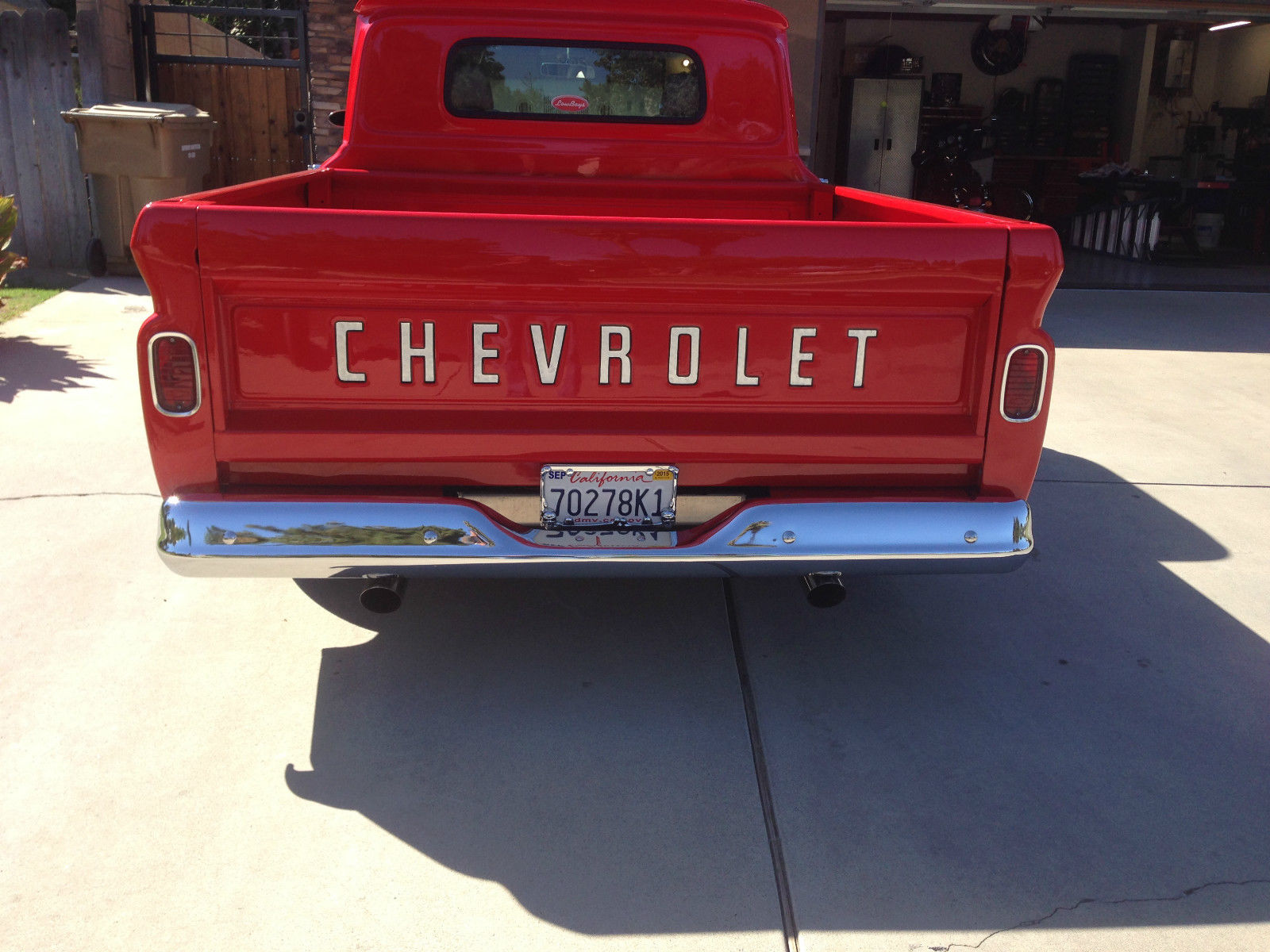 1966 Red Chevrolet C-10 Standard Cab Pickup