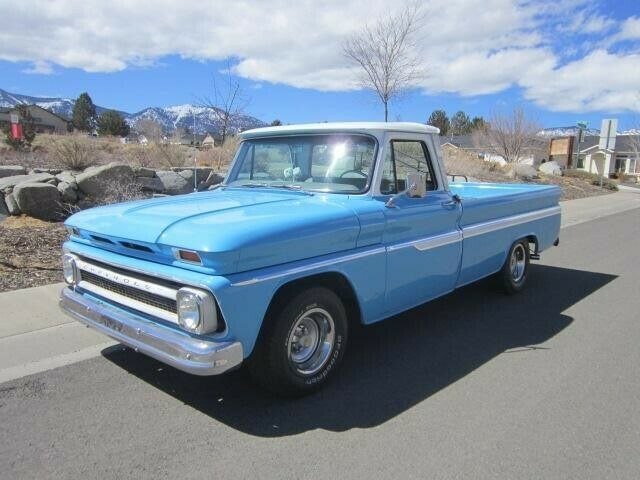 1966 Blue Chevrolet C-10 Standard Cab Pickup