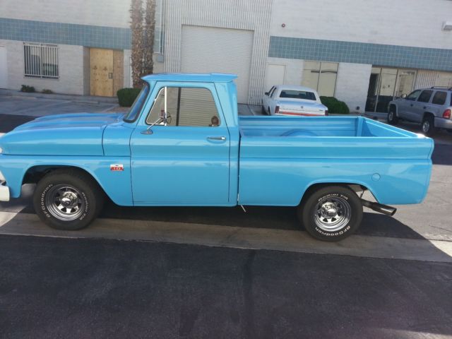 1966 Blue Chevrolet C-10 Standard Cab Pickup
