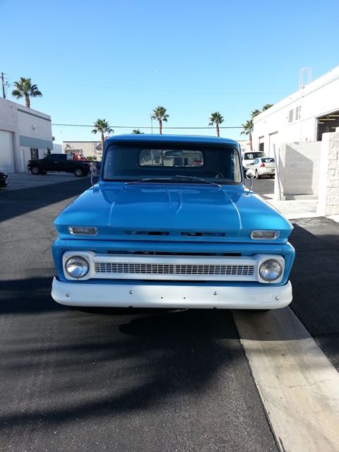 1966 Blue Chevrolet C-10 Standard Cab Pickup