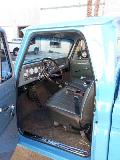 1966 Blue Chevrolet C-10 Standard Cab Pickup