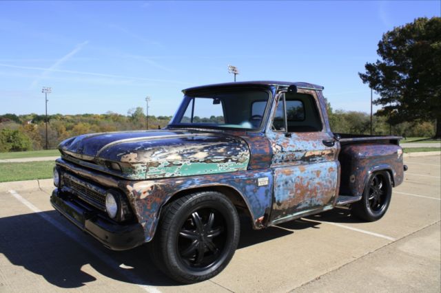 1966 Blue Chevrolet C-10 Pickup (Truck)