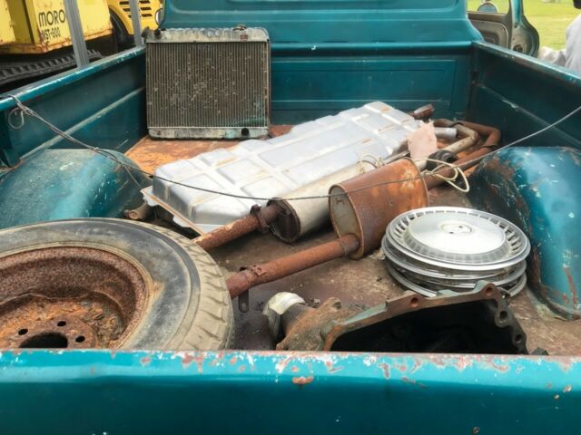 1966 dark green Chevrolet C-10