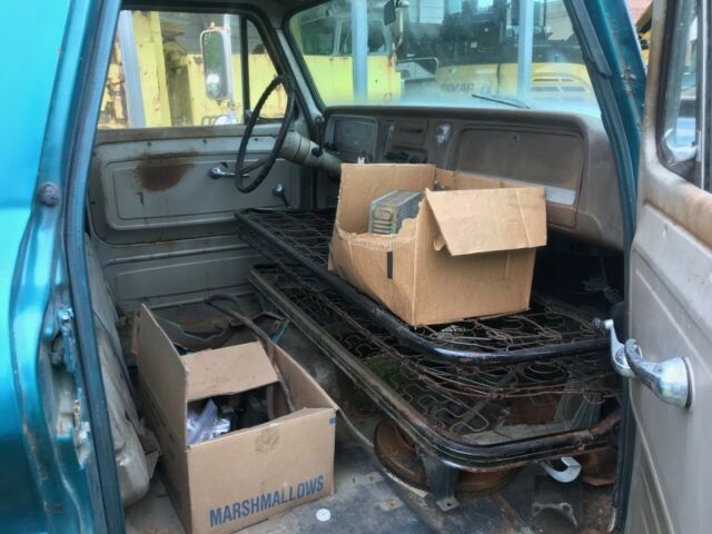 1966 dark green Chevrolet C-10