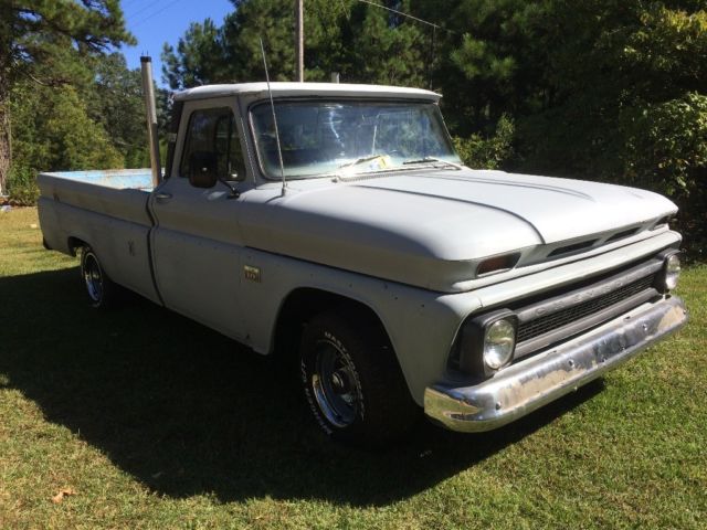 1966 Gray Chevrolet C-10 Standard Cab Pickup