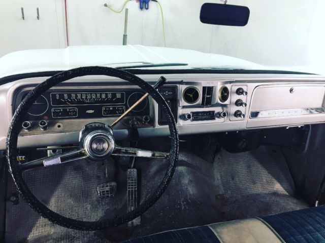 1966 White Chevrolet C-10 Standard Cab Pickup