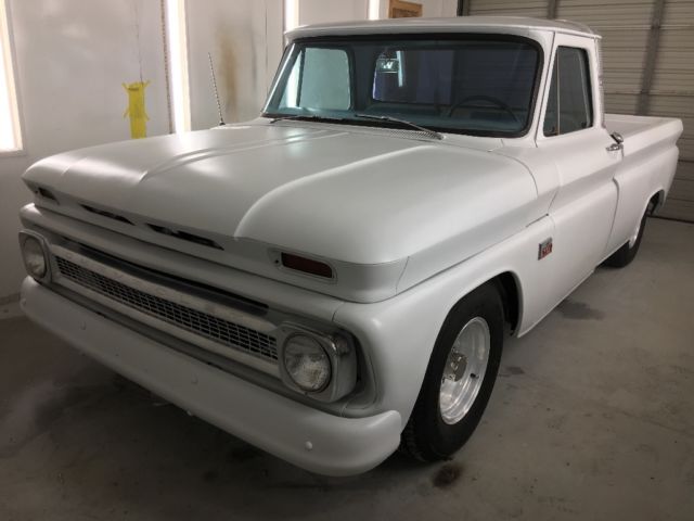 1966 White Chevrolet C-10 Standard Cab Pickup