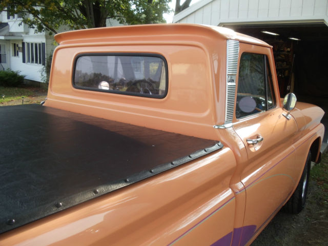1966 pale orange Chevrolet C-10