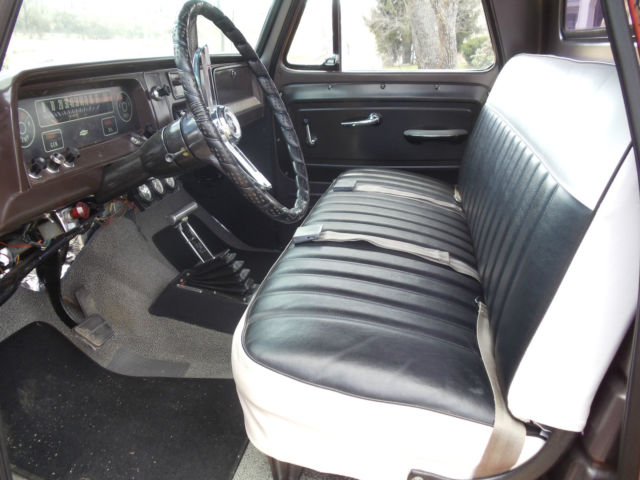 1966 pale orange Chevrolet C-10
