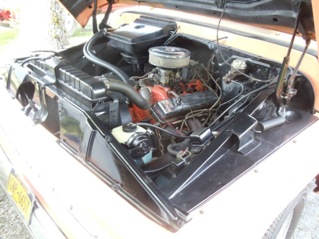 1966 pale orange Chevrolet C-10