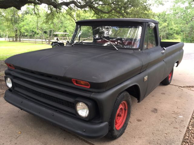 1966 Black Chevrolet C-10