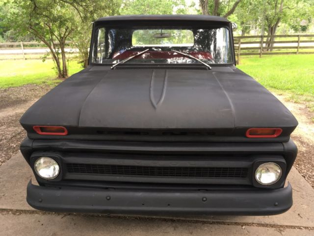 1966 Black Chevrolet C-10