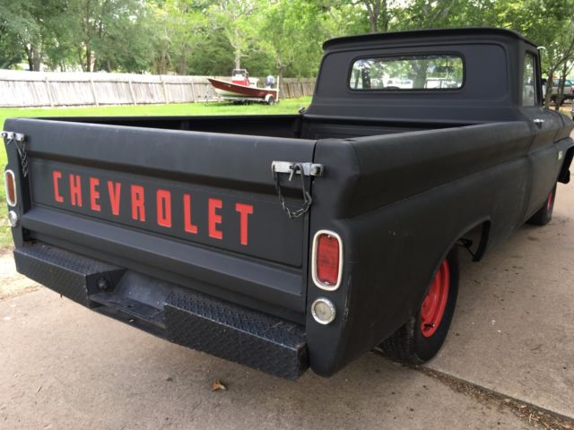 1966 Black Chevrolet C-10
