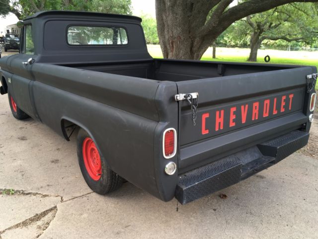 1966 Black Chevrolet C-10