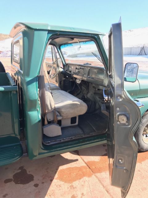 1966 Green Chevrolet C-10 Standard Cab Pickup