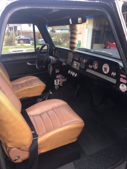 1966 Primer Black Chevrolet C-10 Standard Cab Pickup