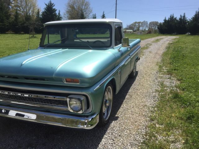 1966 Teal Chevrolet C-10 Cab & Chassis