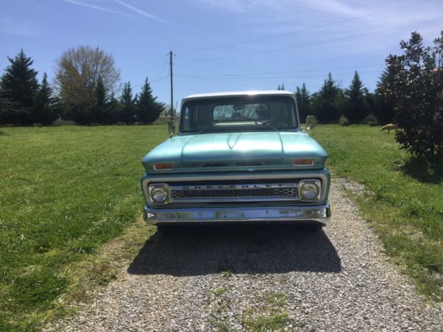 1966 Teal Chevrolet C-10 Cab & Chassis