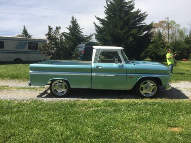 1966 Teal Chevrolet C-10 Cab & Chassis