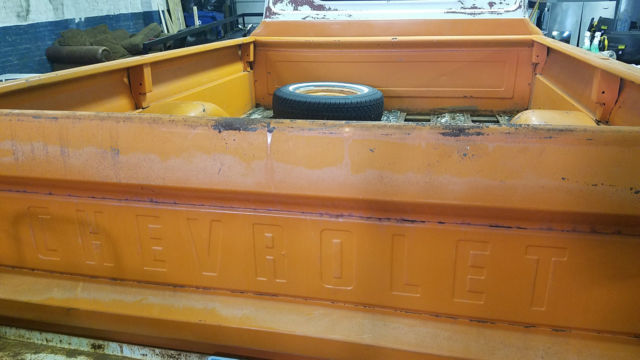 1966 Orange Chevrolet C-10 Standard Cab Pickup