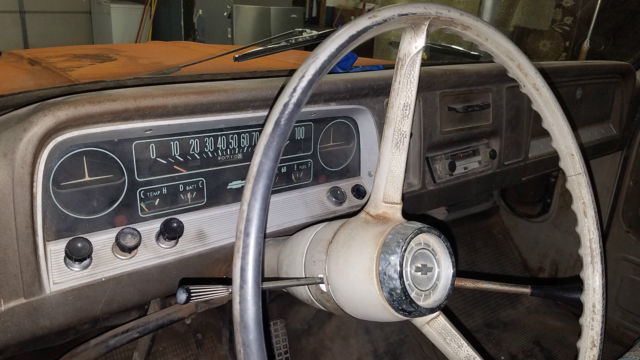 1966 Orange Chevrolet C-10 Standard Cab Pickup