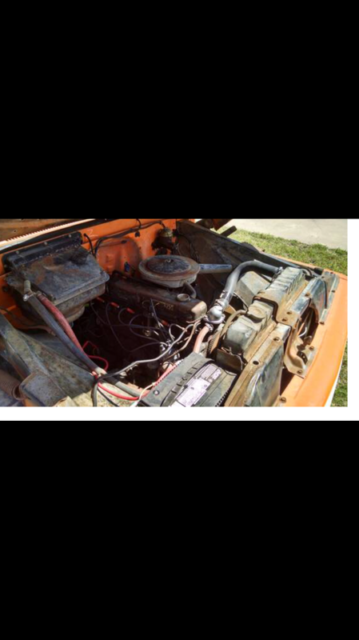 1966 Orange Chevrolet C-10 Standard Cab Pickup