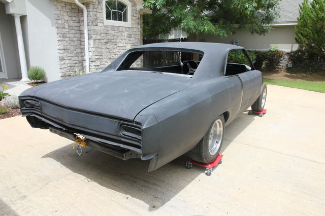 1966 Primer Black Chevrolet Chevelle Coupe