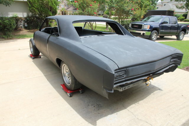 1966 Primer Black Chevrolet Chevelle Coupe