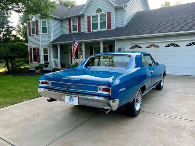 1966 Marina Blue Chevrolet Chevelle Coupe
