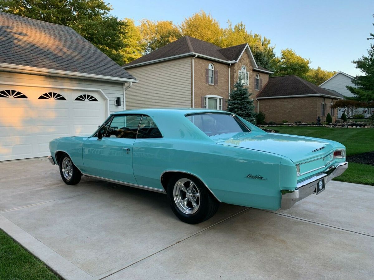 1966 Teal Chevrolet Chevelle Coupe