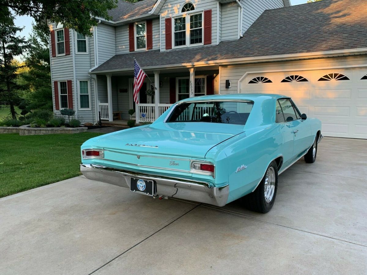 1966 Teal Chevrolet Chevelle Coupe